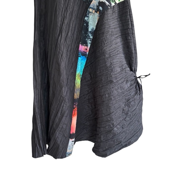 Rare Viviana Gabeiras Colorful Abstract Maxi Dress Art To Wear Women’s Size XL - Picture 5 of 15